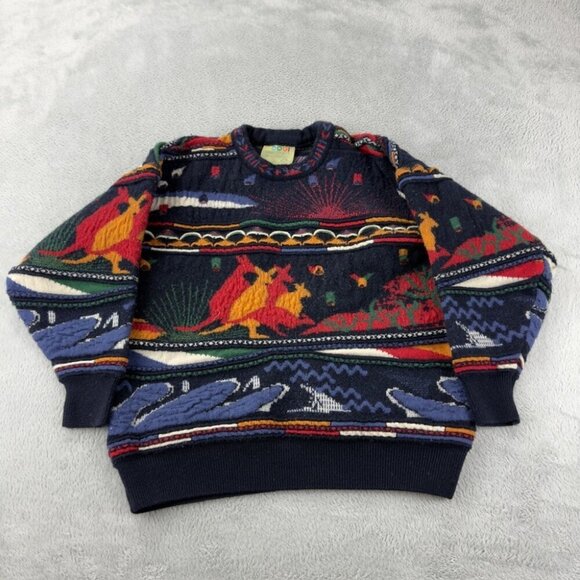 COOGI Australia Multicolor knit Sweater Women’s Size L - Picture 1 of 15